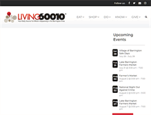 Tablet Screenshot of living60010.com